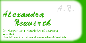 alexandra neuvirth business card